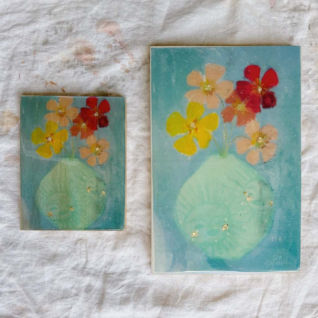 Blue Vase Timber Tile