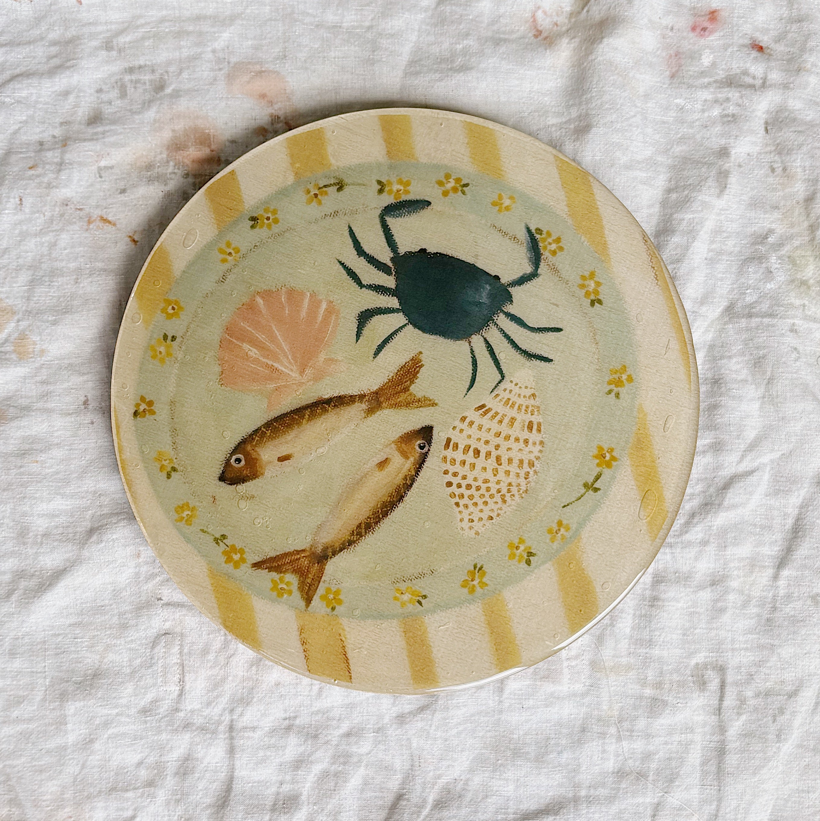 Seafood Plate Timber Tile