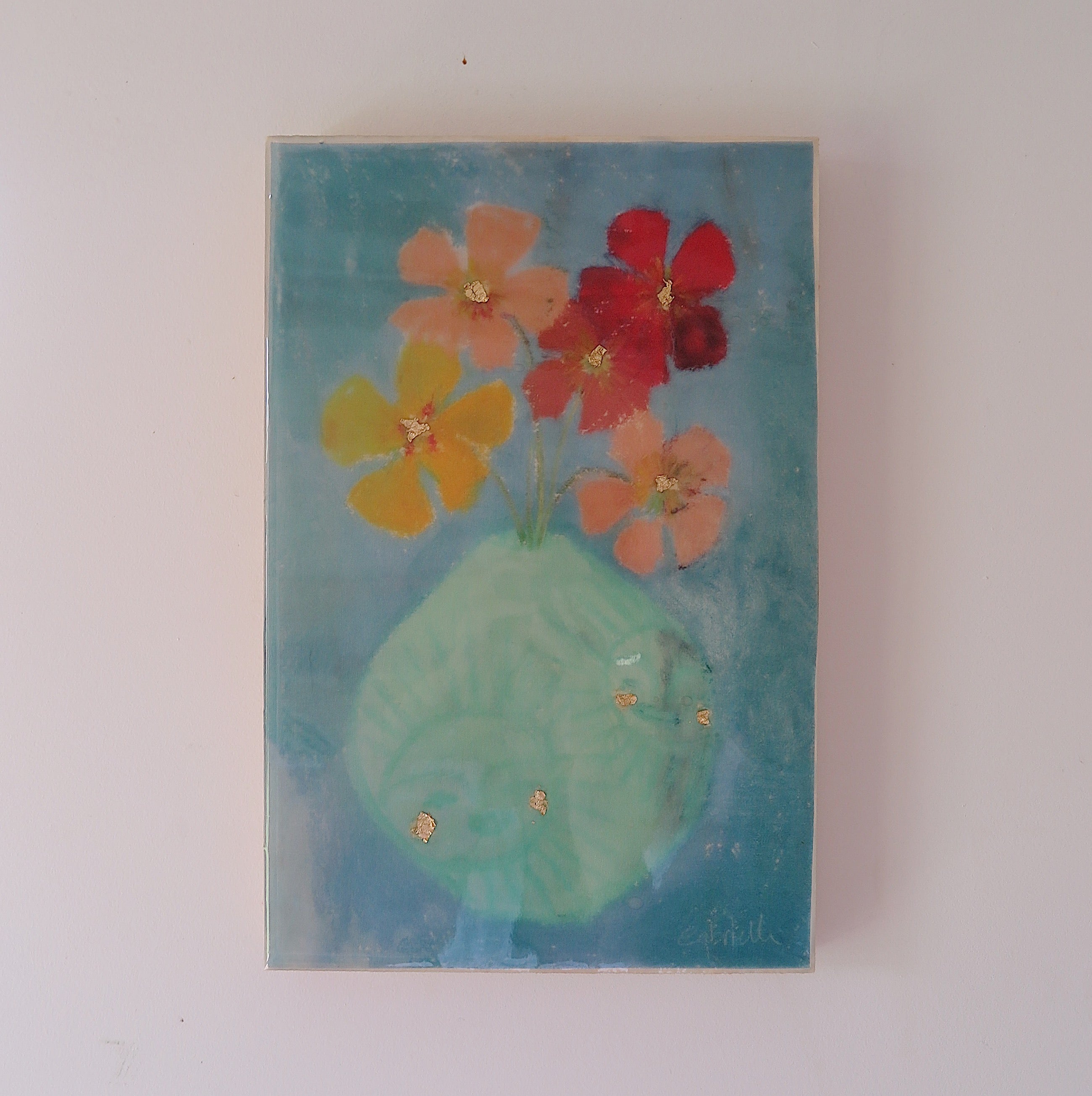 Blue Vase Timber Tile