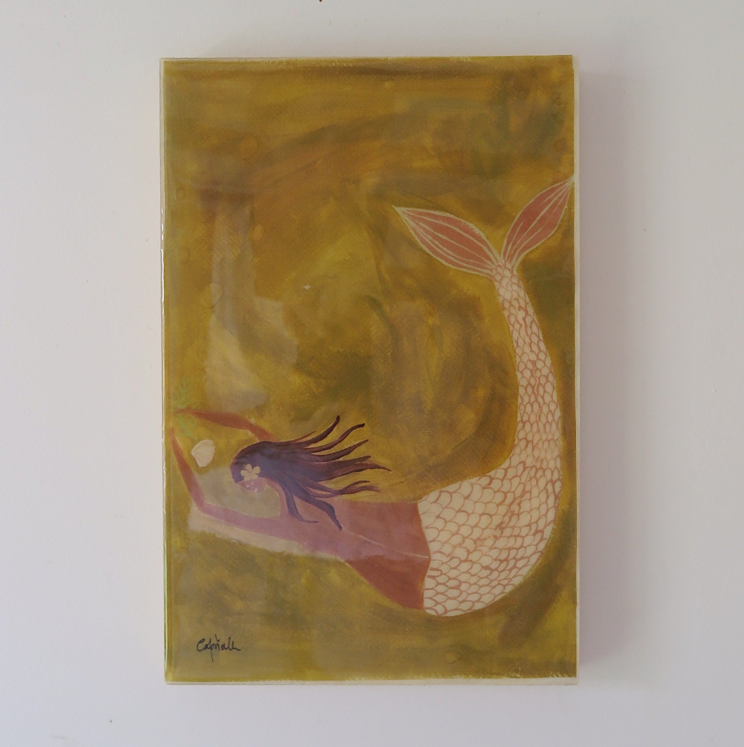 Lady of the Deep no. 1 Timber Tile