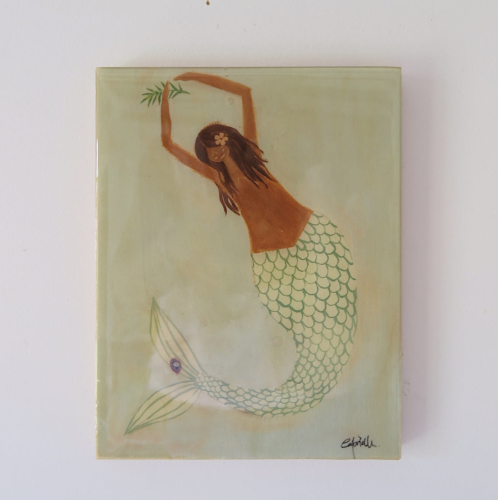 Lady of the Deep no.2 Timber Tile