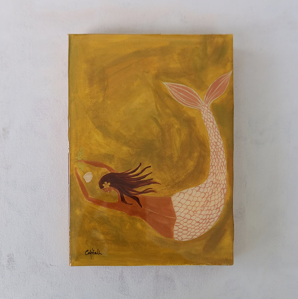Lady of the Deep no. 1 Timber Tile